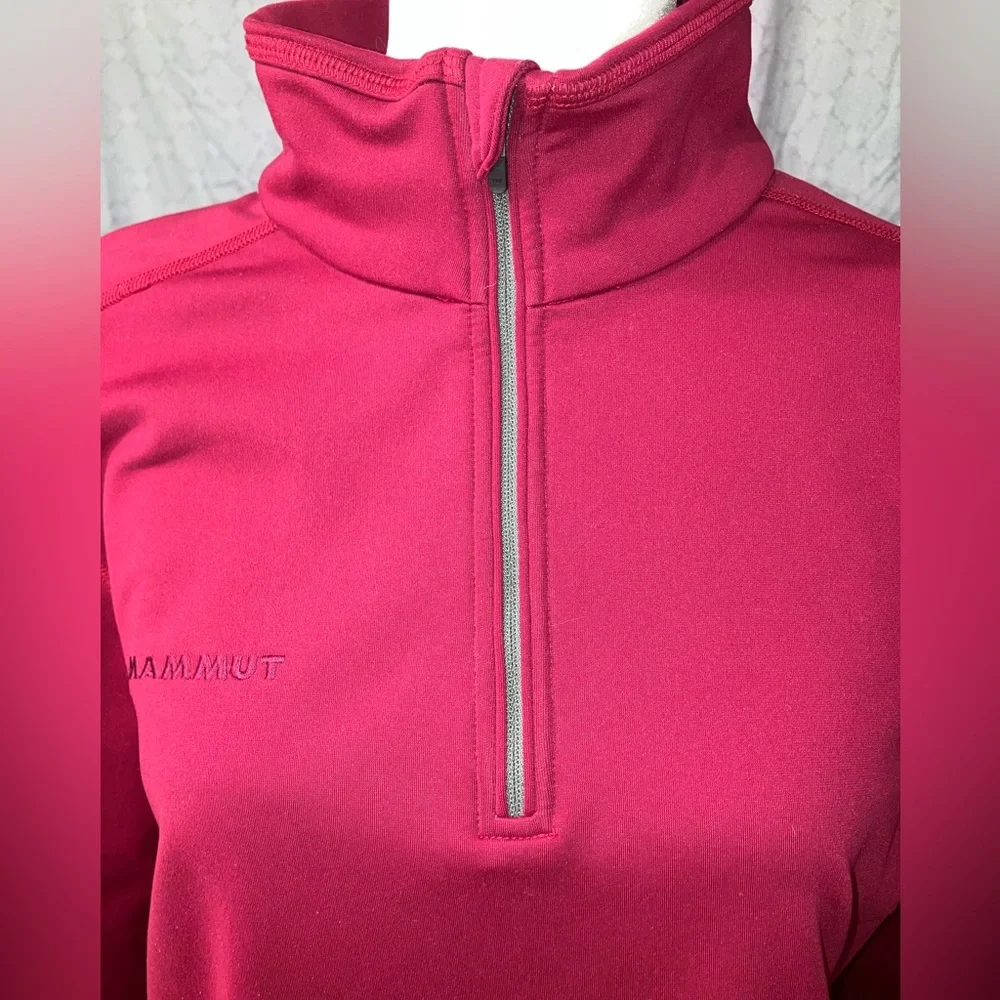 Mammut Crimson mid-layer Half-Zip long sleeve Pullover Women’s size L - Picture 8 of 14